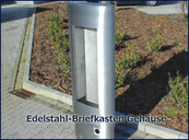 Edelstahl Briefkasten
