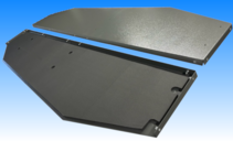 Verkleidungsblech mit Schaumstoffmatte