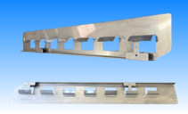 Edelstahl-Maschinenteil